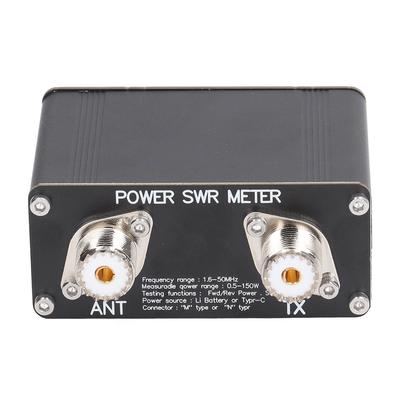 SWR-Meter 150W HF Stehwellenverhältnis-Messgerät MF AM CW SSB 1,6-50MHz Wattmeter zur Messung
