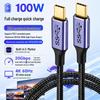 USB 3.2 Gen 2 Type-C To Type-C 20Gbps Full-Function PD Cable for Mobile, PC, and External Hard Drive