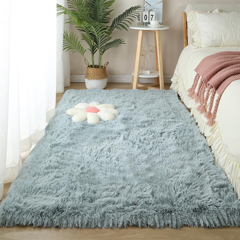 Plush Long Hair Bedside & Living Room Carpet