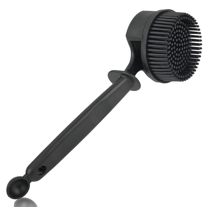 A25F-For Coffee Machine Group Head Silicone Cleaning Brush 58MM For Espresso Machines, 360° Design