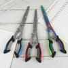Ergonomic Anti-slip Multi-functional Fish Pliers Outdoor Fishing Tools with Line Cutter Ties Hooks - Durable Cutters for Anglers