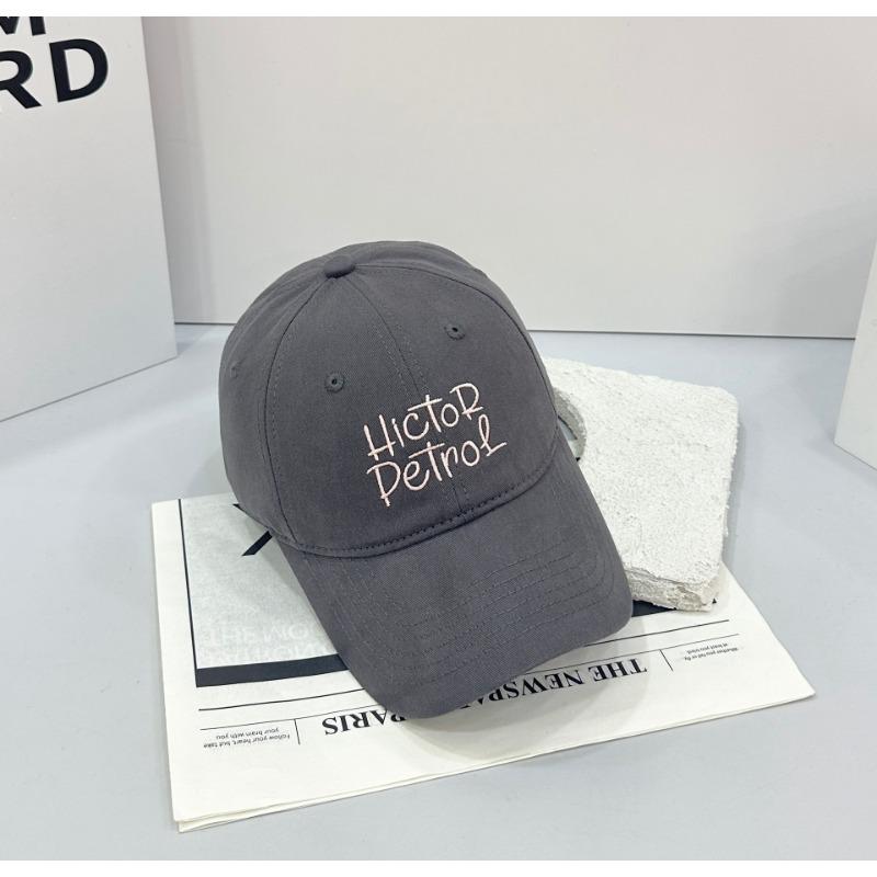 Retro cotton embroidered versatile baseball cap spring and summer hat women's versatile fashion sunshade cap new hat