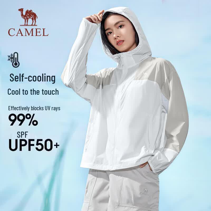 Camel Women s Outdoor UPF50+ Sun Protection Hooded Jacket EO012 XXL