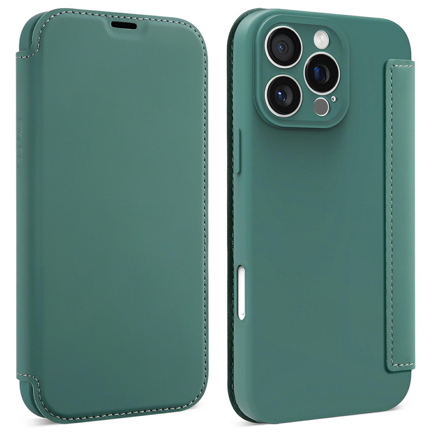 

Чехол-кошелек с подставкой из жидкого силикона для iPhone 16 Pro Max I