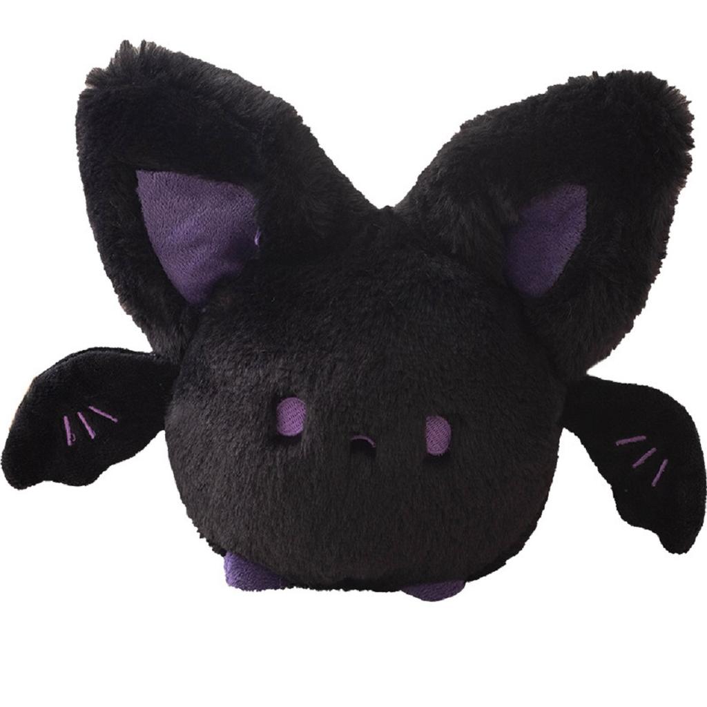 Ball Shape Bat Plush Toy Dark Evil Demon Bat Plushie Stuffed Pink White Angel Fairy Doll Toys for Kids Birthday Christmas Gift