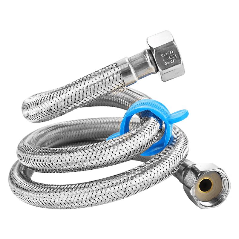 HESDICK GNJZ-7066 Stainless Steel Braided Hot & Cold Water Inlet Hose