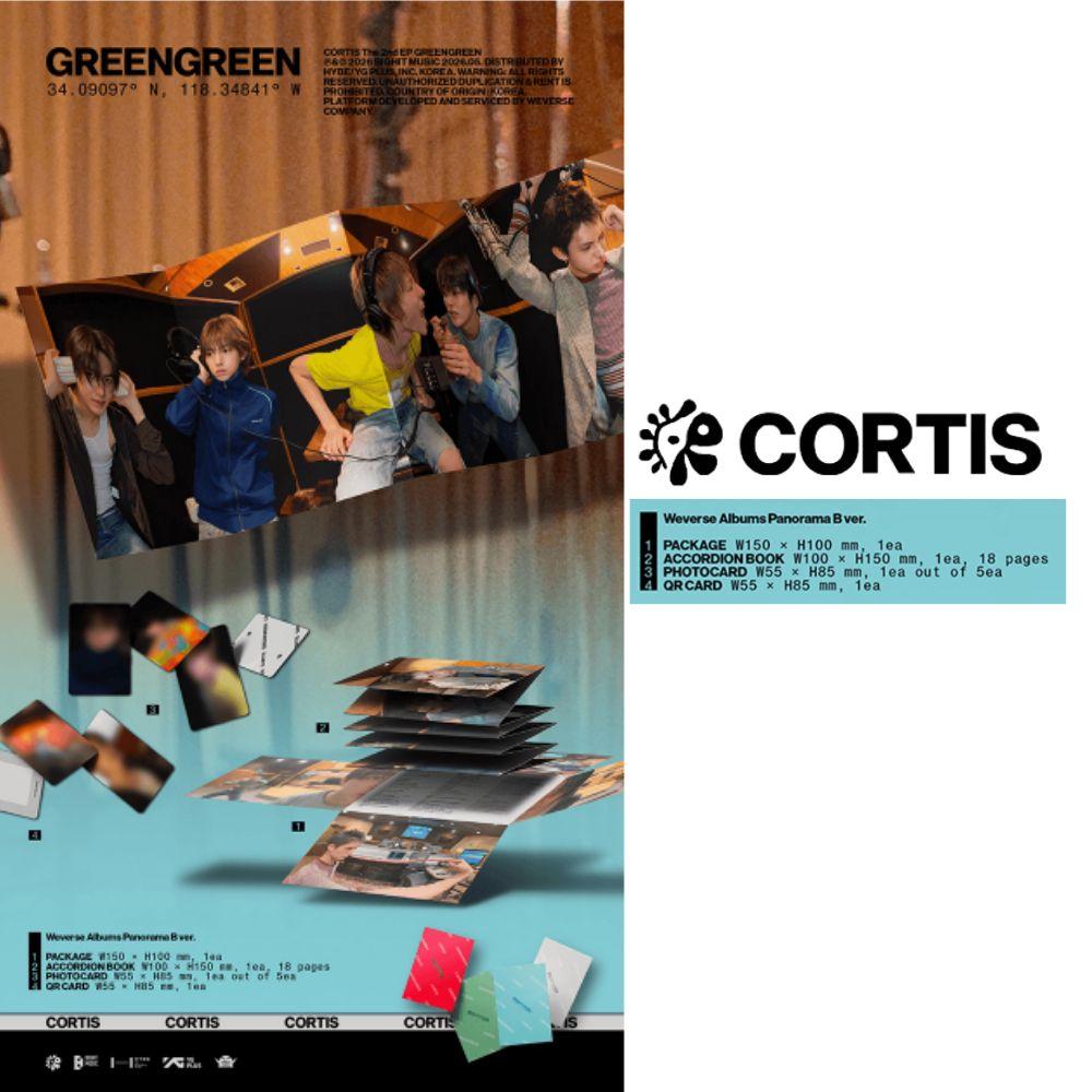 [Pre-Order] CORTIS The 2nd EP GREENGREEN Weverse Albums Random 1ea Sealed Photocard QR KPOP
