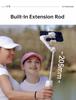 hohem V3 Smartphone Gimbal Stabilizer with Detachable AI Tracker Remote Selfie Stick Foldable Fill Light 110 Lux for Android iPhone Black