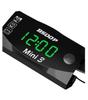 Mini3 Waterproof LED Digital Voltmeter Clock 3 In 1 Large Screen Motorcycle Meter (Green)