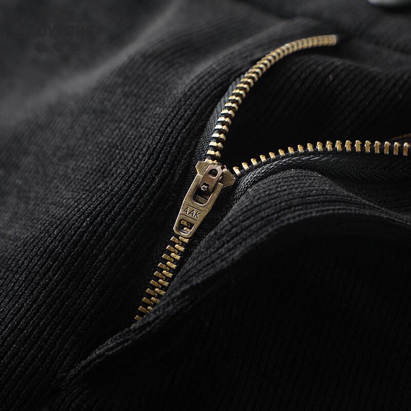 Men's Wool & Lyocell Blend Loose Straight Casual Trousers