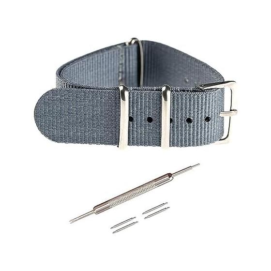 [Jumpsunfun] NATO Belt 16mm 18mm 20mm 22mm Watch Strap Nylon Military Watch Band Watch Replacement Bell (Replacement Instructions Replacement Tool