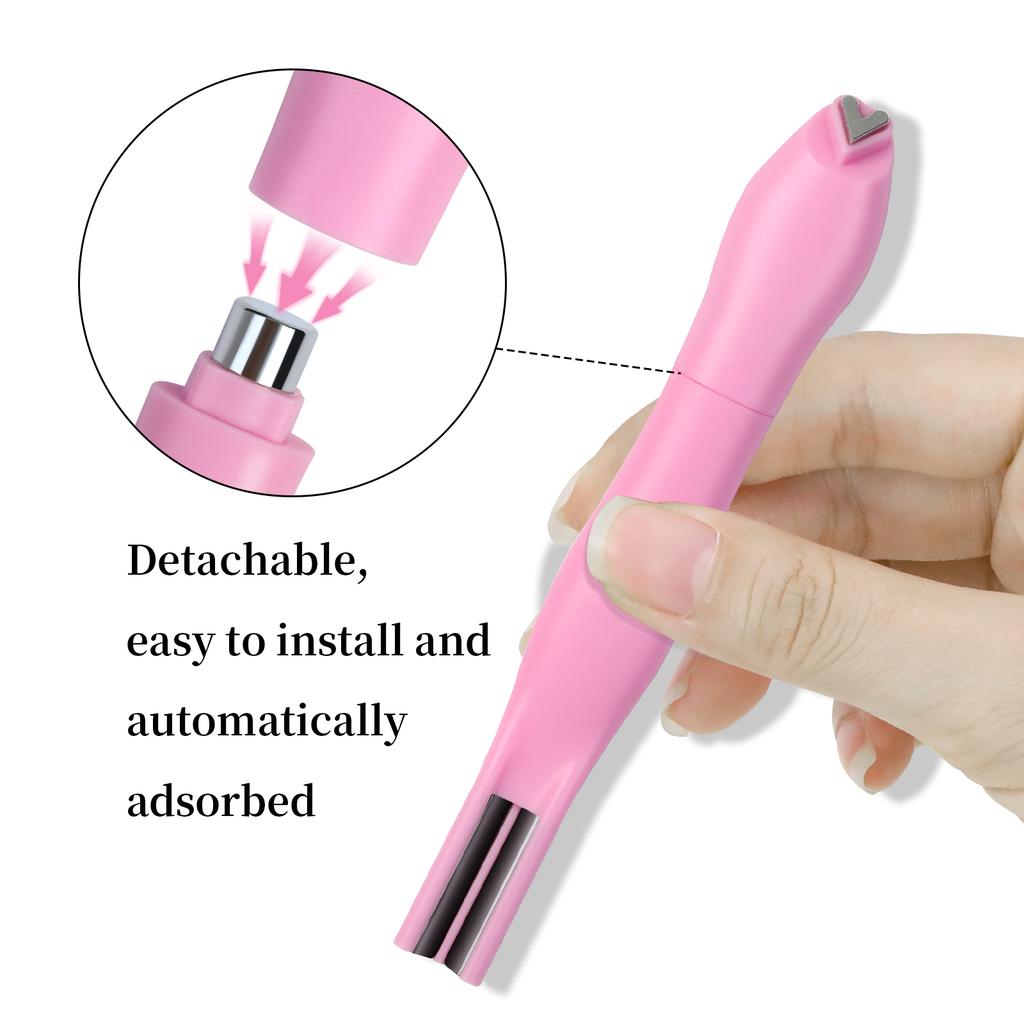 3 in 1 Cat Eye Effect Double 3D Love Heart Nail Magnet Line Moon Snake Pattern French Nail UV Attraction Magnetic Stick Manicure