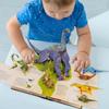 Enciclopedia 3D Prehistorica Dinosauri Libro Illustrato Pop-Up Pieghevole di Interesse Dinosauri Divulgazione Scientifica Regali per Bambini