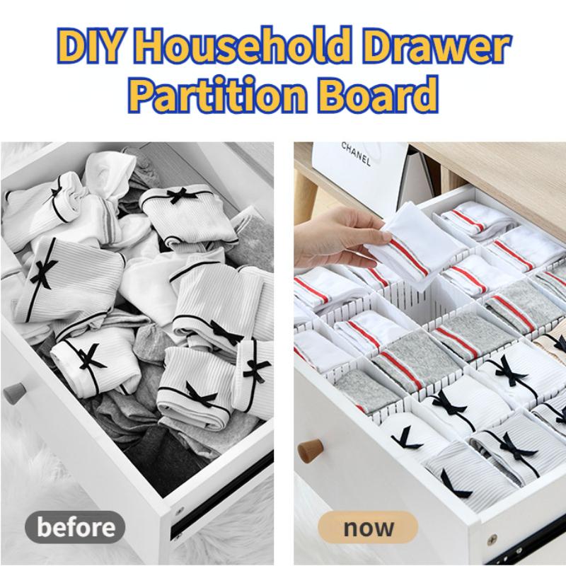 

5 шт. DIY бытовой ящик перегородка нижнее белье и носок перегородка пластиковая изоляционная доска