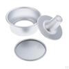 1 Set Aluminum Alloy Food Cake Pan, Removable Loose Bottom Non-Stick Chiffon Bakeware for Oven