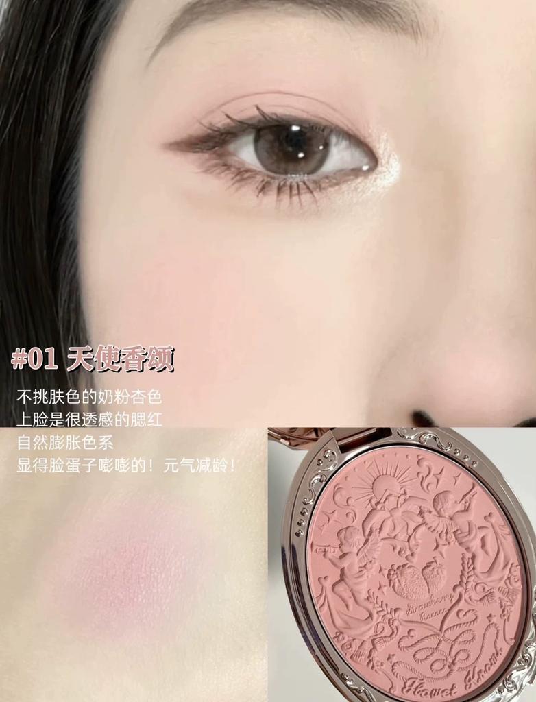 New Angel! Flower Know Little Angel Milk Pastry Blusher Expansion Atmosphere Concealer New Embossed Blush