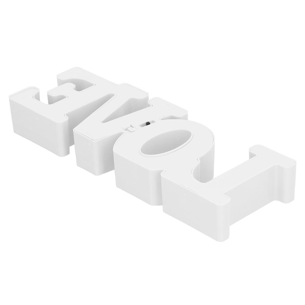 LOVE Lamp 10LED Night Light for Proposal Confession Wedding Anniversary Party Warm White