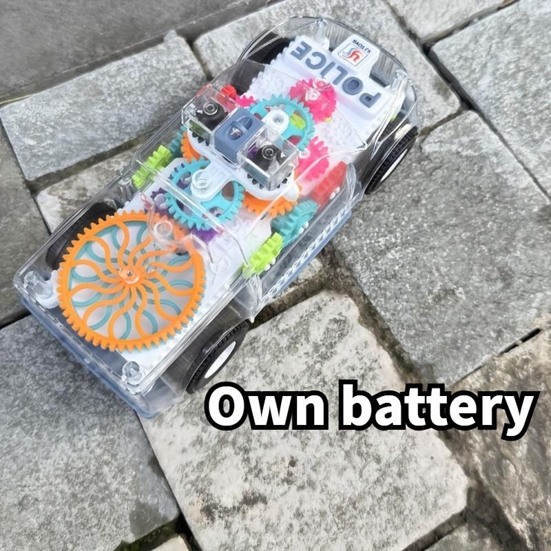 Cimbal luminous car birthday gift for evening party Musie lighting Multi geardrive toincrease interest Police car Race car