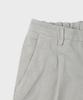 PANICALE Linen Blend Elastic Waist Pants [Gray]