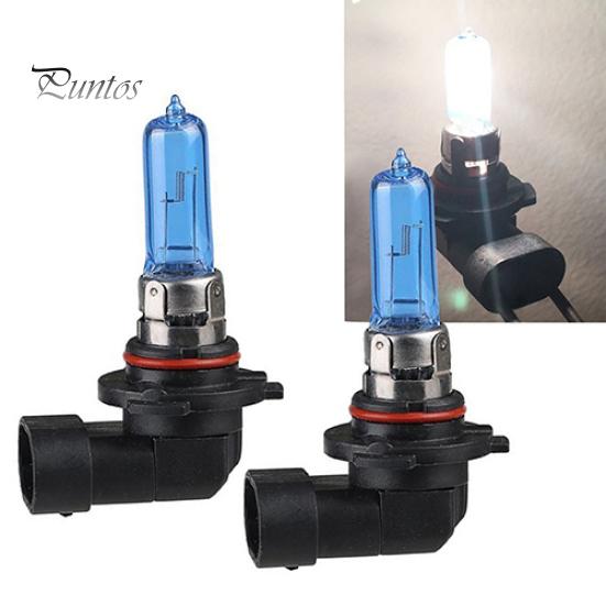Ampoules de phare halogène au gaz xénon 100W 12V 9005/HB3 6000K, 2 pièces
