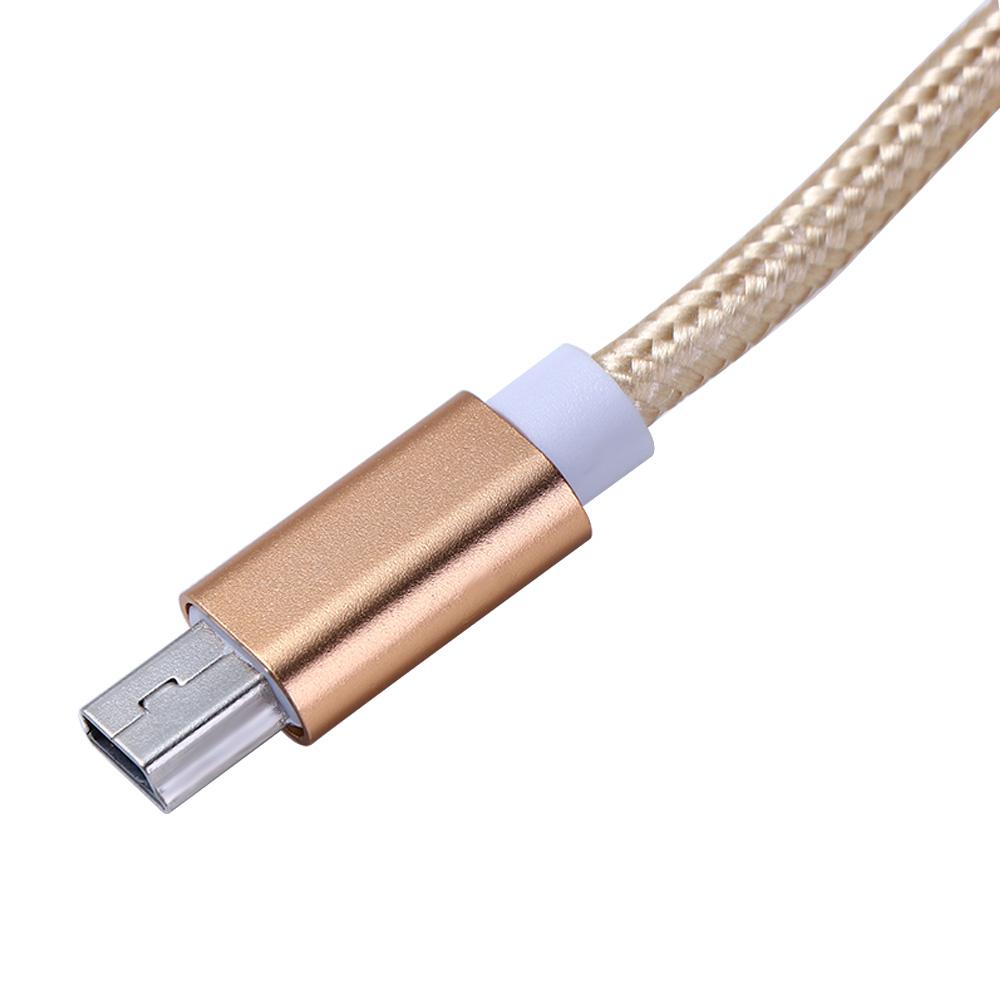 Double Head Digital Camera Charger Mini USB Cord Fast Data Charger Cable Mini USB to USB Charger Cable Camera Charging Cable