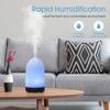USB Aroma Diffuser 100ml Desktop Ultraschall Luftbefeuchter mit Buntem Nachtlicht, Timerfunktion, Leise für Zuhause, Büro