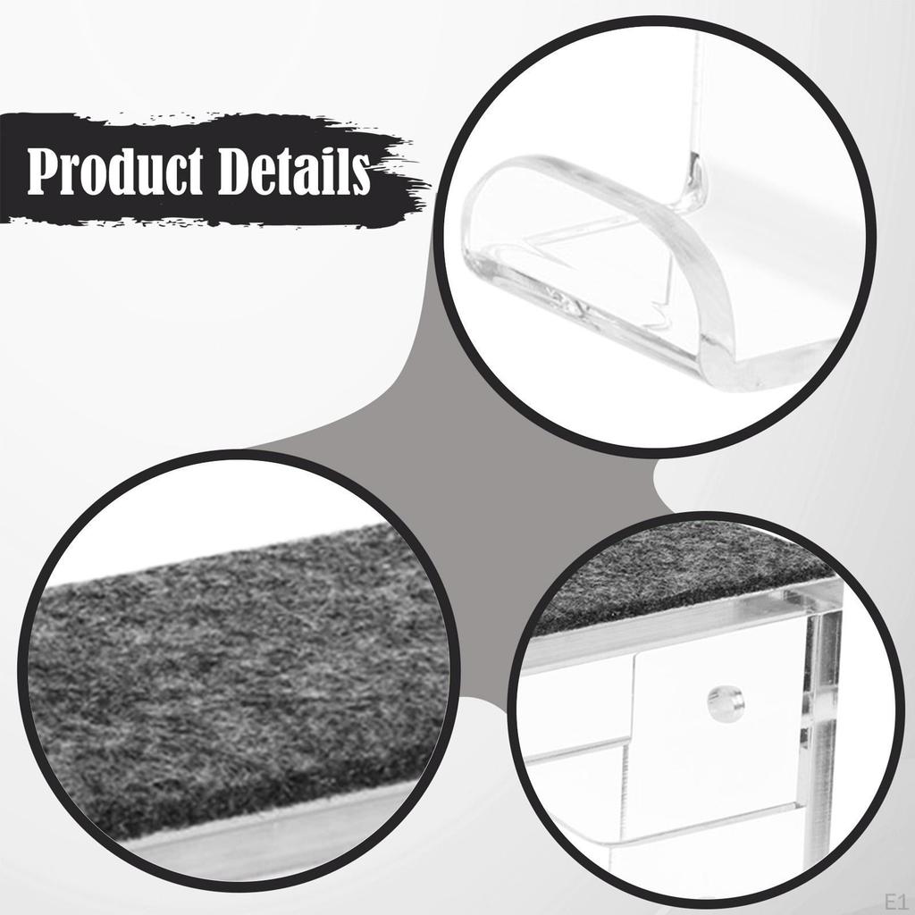 2Pcs Snowboard Wall Mount Display Racks Organizers Horizontal Storage Hangers Helmet