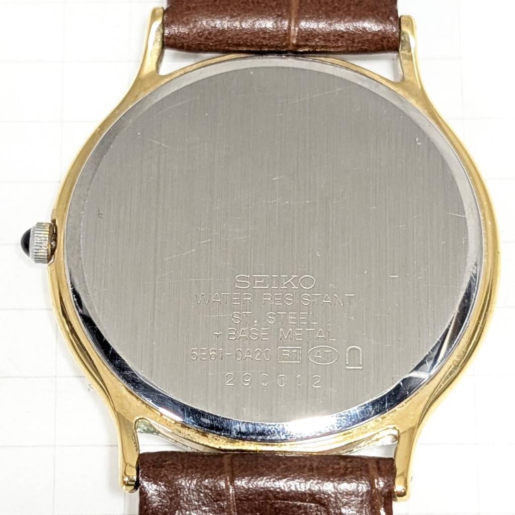 SEIKO Dolce Battery and Strap Working Men's Watch, Replaced, Condition, S-97