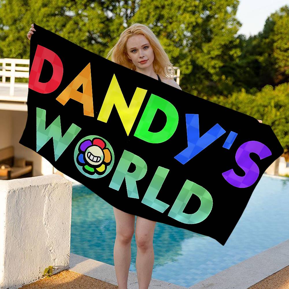 Heißes Horror-Spiel Dandys World Mikrofaser Strandtuch Saugfähig Schnelltrocknend Weich Yoga Schwimmen Resort Bergsteigen Handtuch