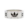 Gucci Adidas X Gucci 925 Sterling Silver Rings Unisex Silver 702766-J8400-0728