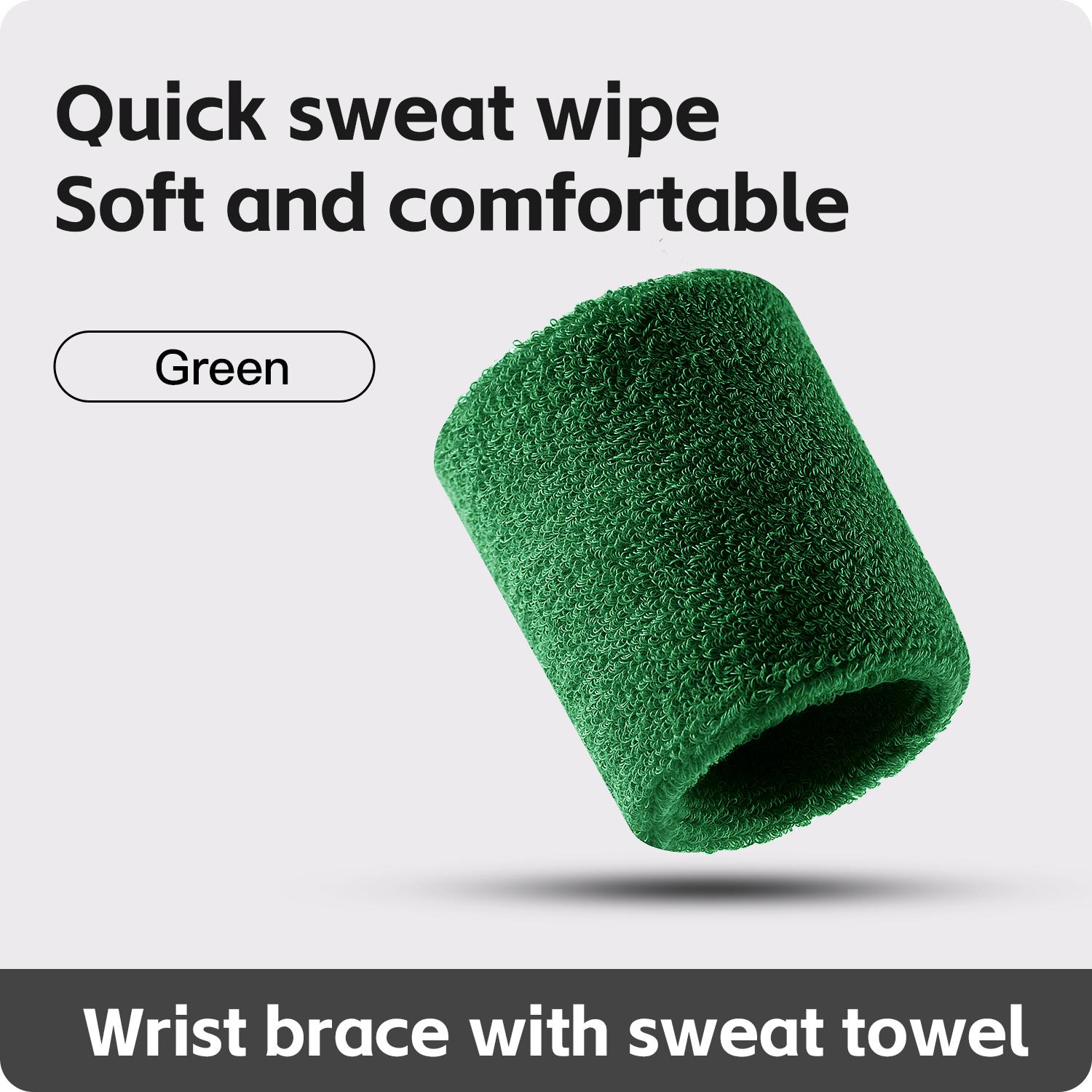 1 Pc Towel Sports Wrist Bands Tennis Sweat Bands Wrist Guard Basketball Exercise Sweatbands Wrist Wrap Wrist Protection Badminton