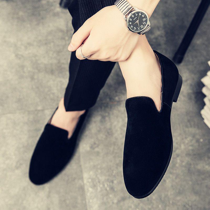 Men's Suede Casual Slip-On Loafers - Trendy Summer Driving Shoes