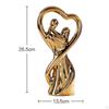 Couple Figurine Statue Art Crafts Lovers Sculpture Valentine's Day Ornament for Cabinet