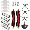 20Pcs Set for Xiaomi Roborock S6 S60 S65 S5 MAX T6 Vacuum Cleaner Accessories, 2 Roller Brush, 4 Filter, 4 Mop, 3 Side Brush, 6 Water Core, 1 Wheel