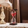 Luxury 30Min Modern Geometric Hourglass Timer Elegant Desk Accessory For Home Office Study Time Management Gift Idea
