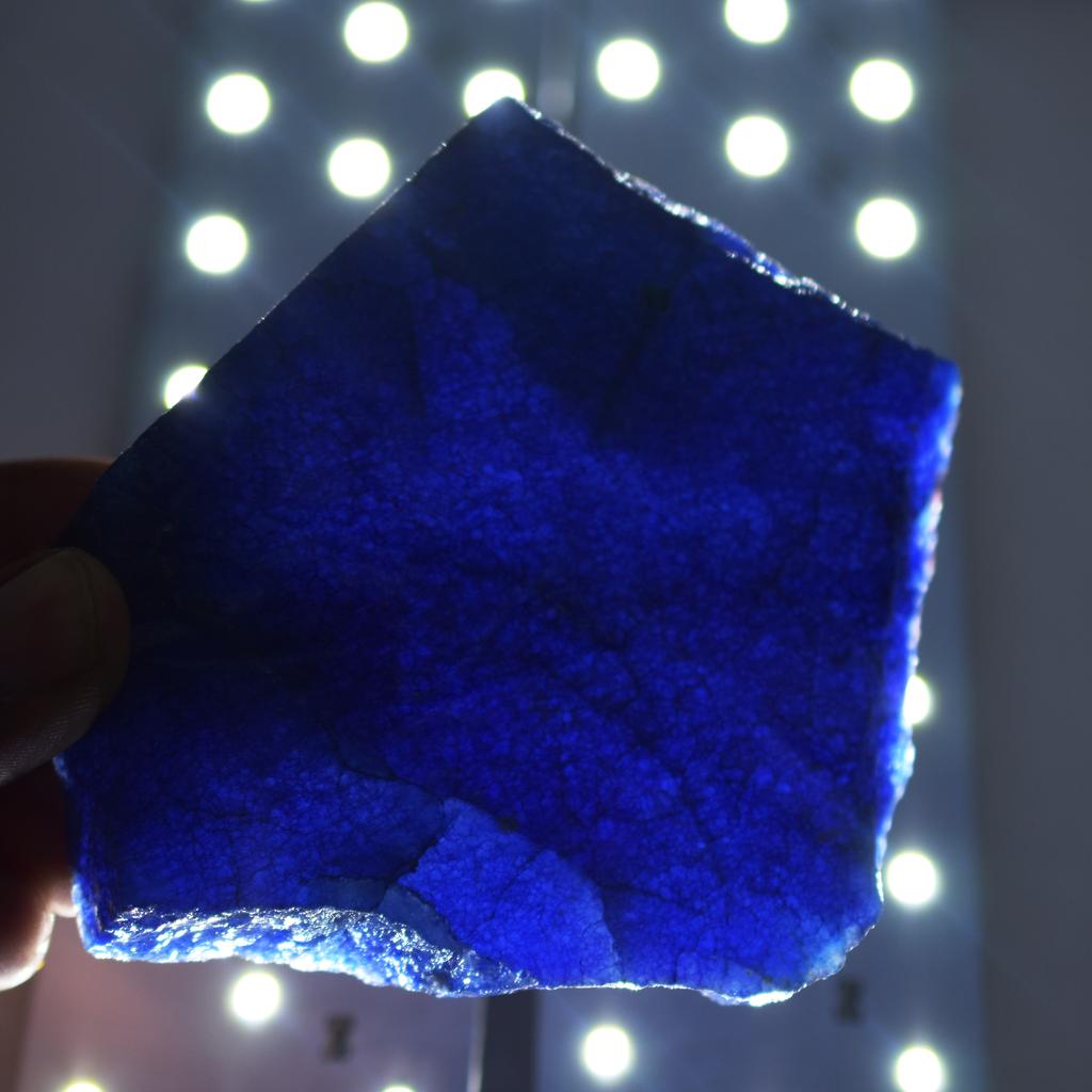 Natural Blue Sapphire Loose Gemstone Uncut Rough 1059.9 Ct September Birthstone for Gem Collections