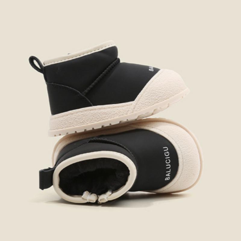 Baby Warm Snow Boots Girls Plus Velvet Cotton Boots Boys Lightweight Toddler Shoes