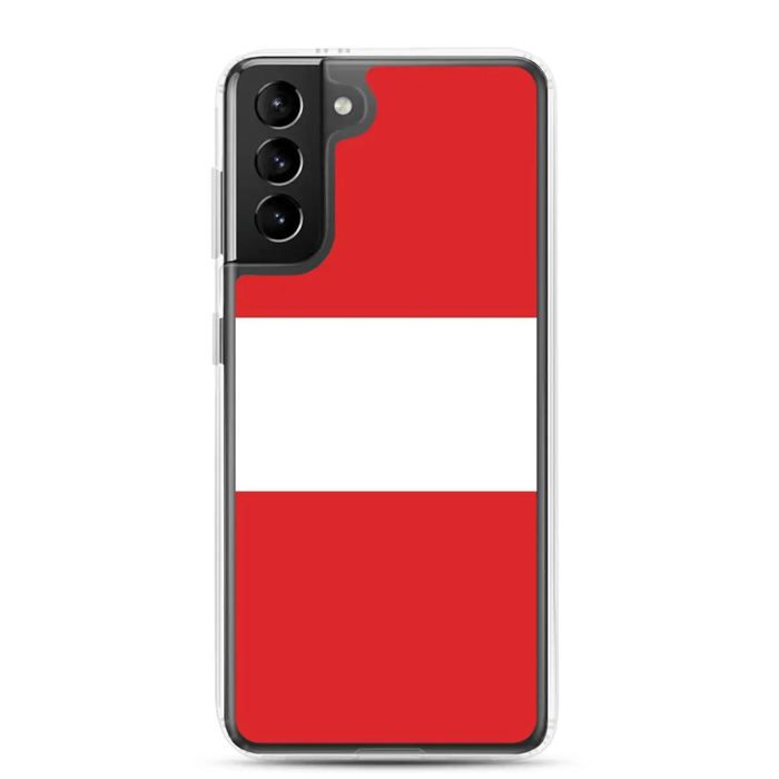 Coque Téléphone - Samsung - Galaxy S10e - Drapeau du Pérou - Souple - Multicolore