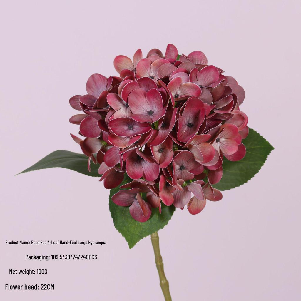 Hochwertiger künstlicher Hortensienstrauß für Hochzeitszeremonie-Hintergrunddekoration