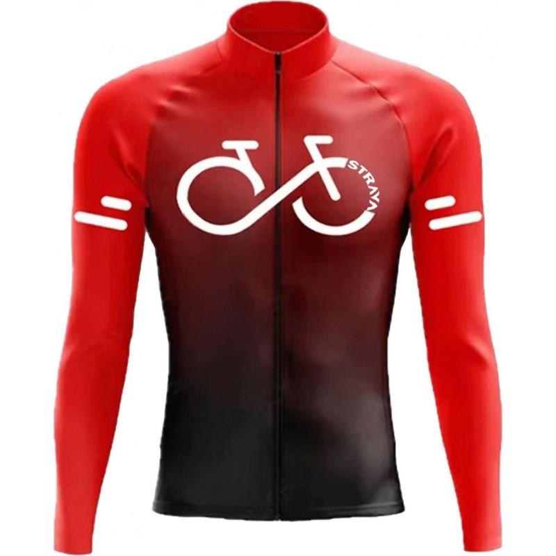 Unisex Long Sleeve Cycling Jersey Set Mountain Road Bikes Quick-Dry Performance Apparel