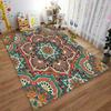 Bohemian Style Rug with Elegant Floral Pattern Suitable for use as an anti-slip game mat for living room and bedroom sofas