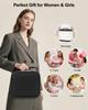 Professional LED Mirror Makeup Case Portable Cosmetic Bag with Adjustable Dividers