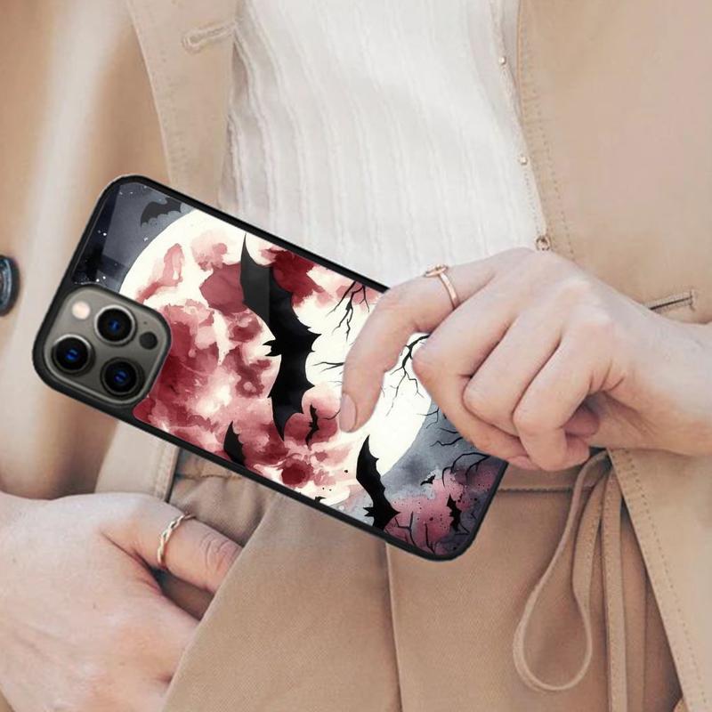 Vampire Bats Full Moon Halloween Magnetic Phone Case For APPLE iPhone 17 Air 16 14 13 12 Pro Max 15 Plus Wireless MagSafe Cover