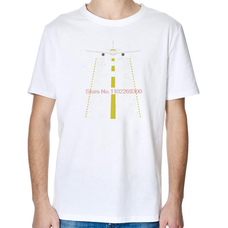 Pilots Alphabet For Flying Airplane Fashion Graphic T Shirts Summer Tees Tops Cotton Short Sleeve Tee Unisex Print T Shirt