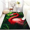 1PC Flamingo with tropical leaves Printed Carpet for Bedroom Living Room Bedside Sofa Floor Mat Modern Home Decor Area Rug