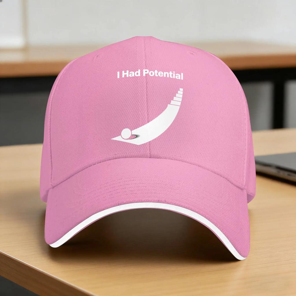 I Had Potential Casual Baseball Cap  Hunting Camping Hip Hop Hats Summer Sun Visor FeUnisex Unisex Stylish Baseball Caps