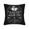 In Memory Of David Allan Coe 1939- Pillow Cover Retro Portrait Tribute Soft Cushion Cover Pillow Case For Living Room Chair