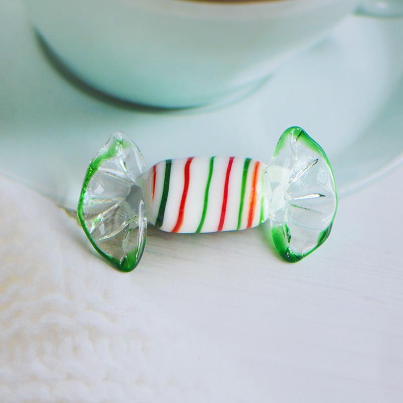 Handcrafted Glass Candy Ornament: Fruit Bowl Keepsake - Creative Holiday Gift