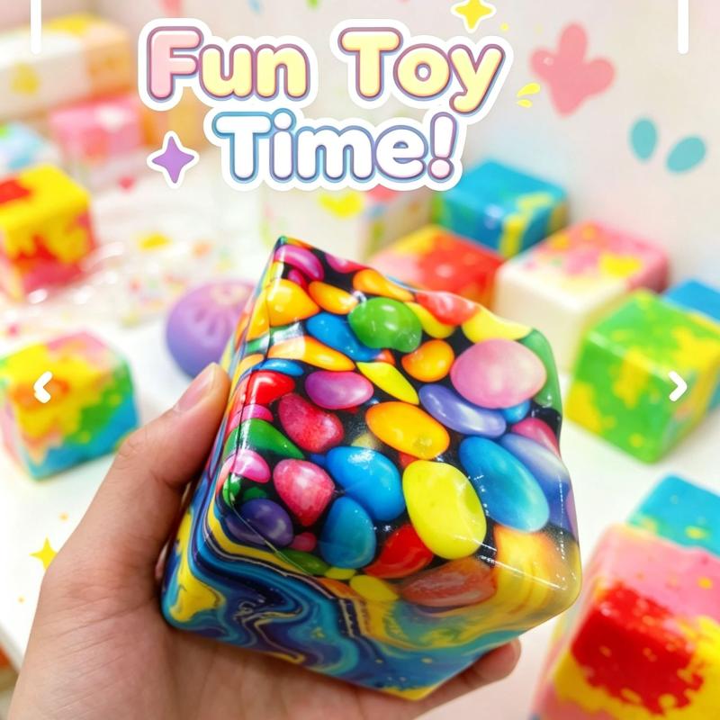 Slow Rising 8cm Cheese Decompression Toy Maltose Filled Ideal Office Desk Fidget Toy