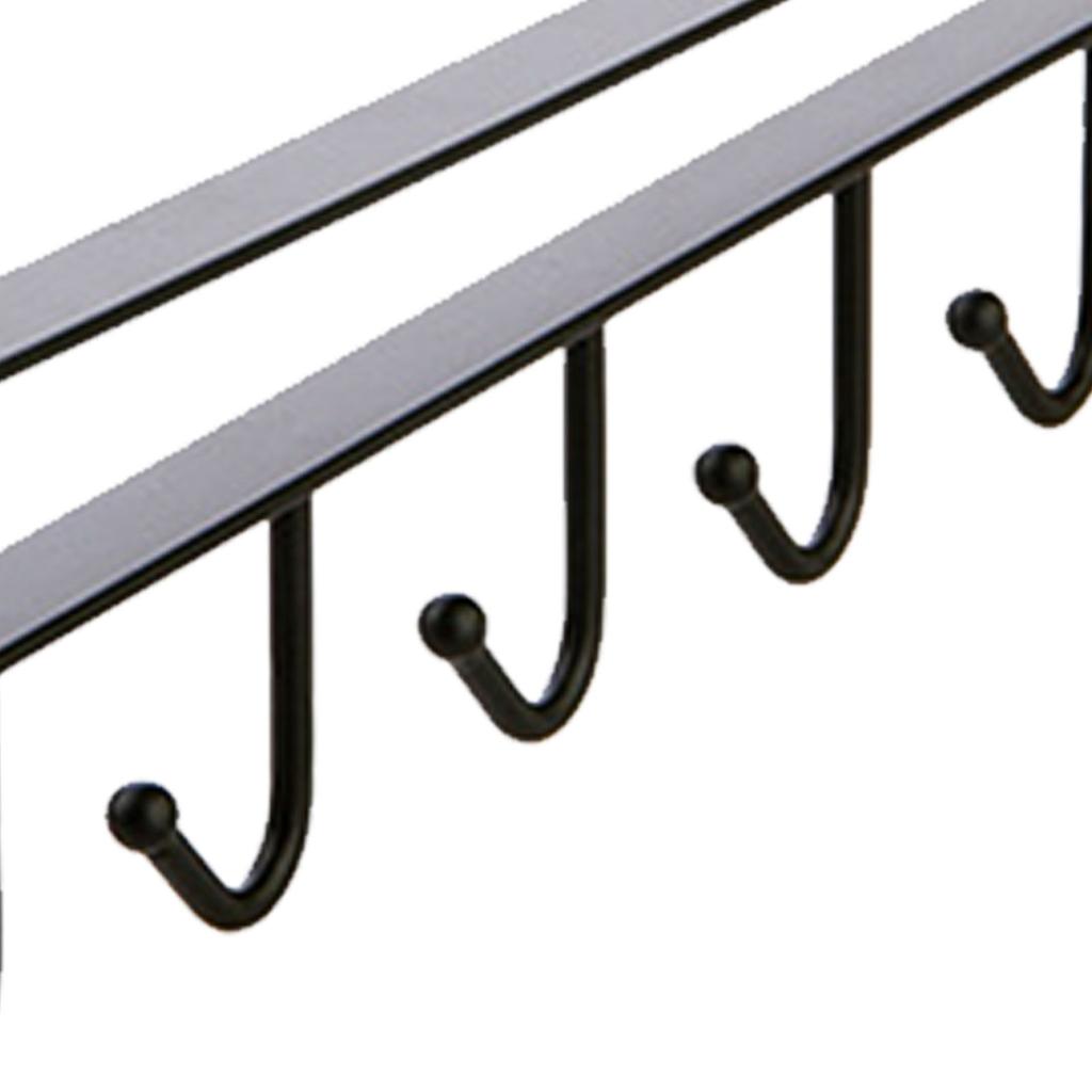 Tassen Becher Weingläser Aufbewahrungshaken Küchenutensilien Krawatten Gürtel Schal Hängehaken Regal Halter Unter Schrank Schrank